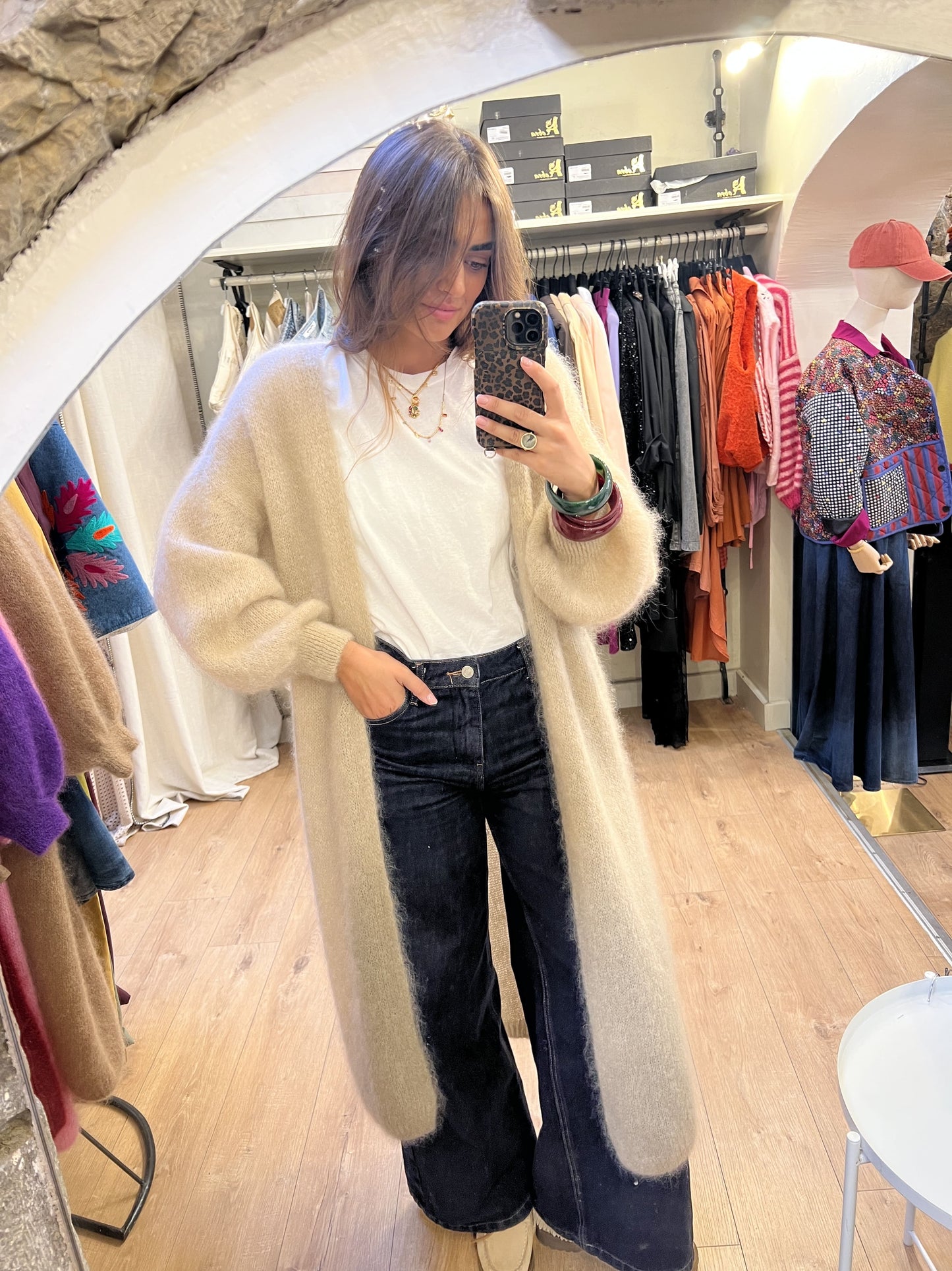 Gilet mohair "Clèo"