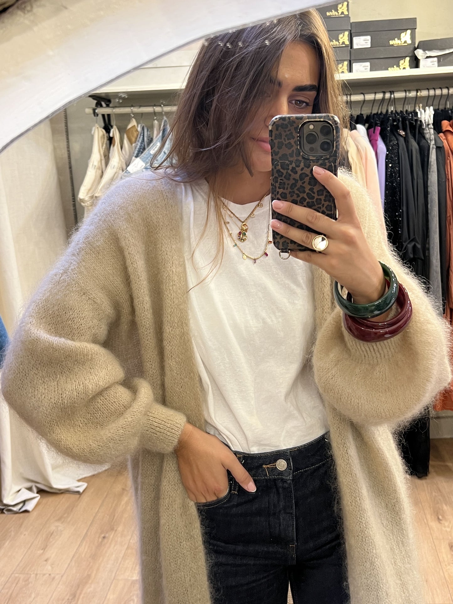 Gilet mohair "Clèo"