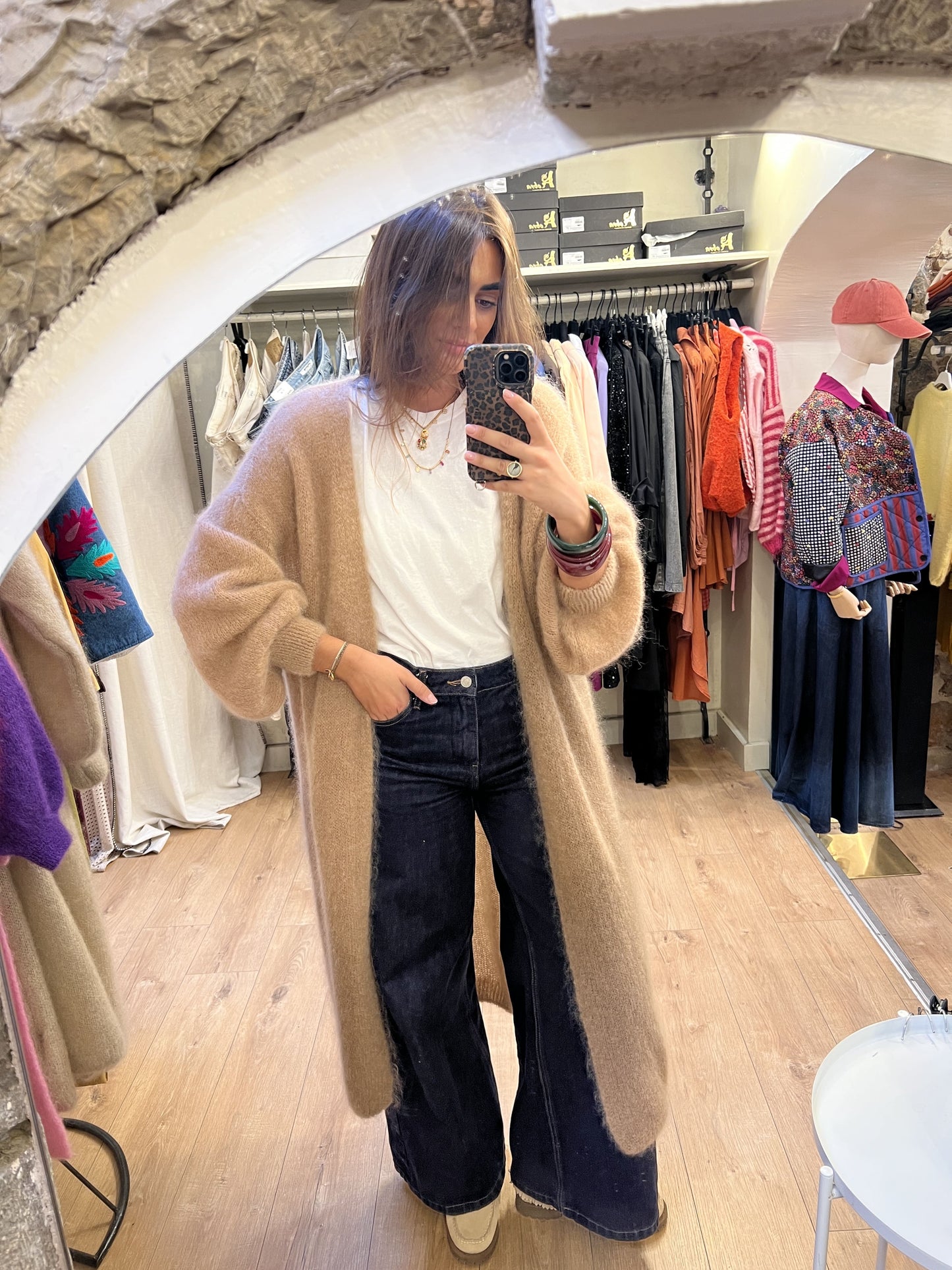 Gilet mohair "Clèo"