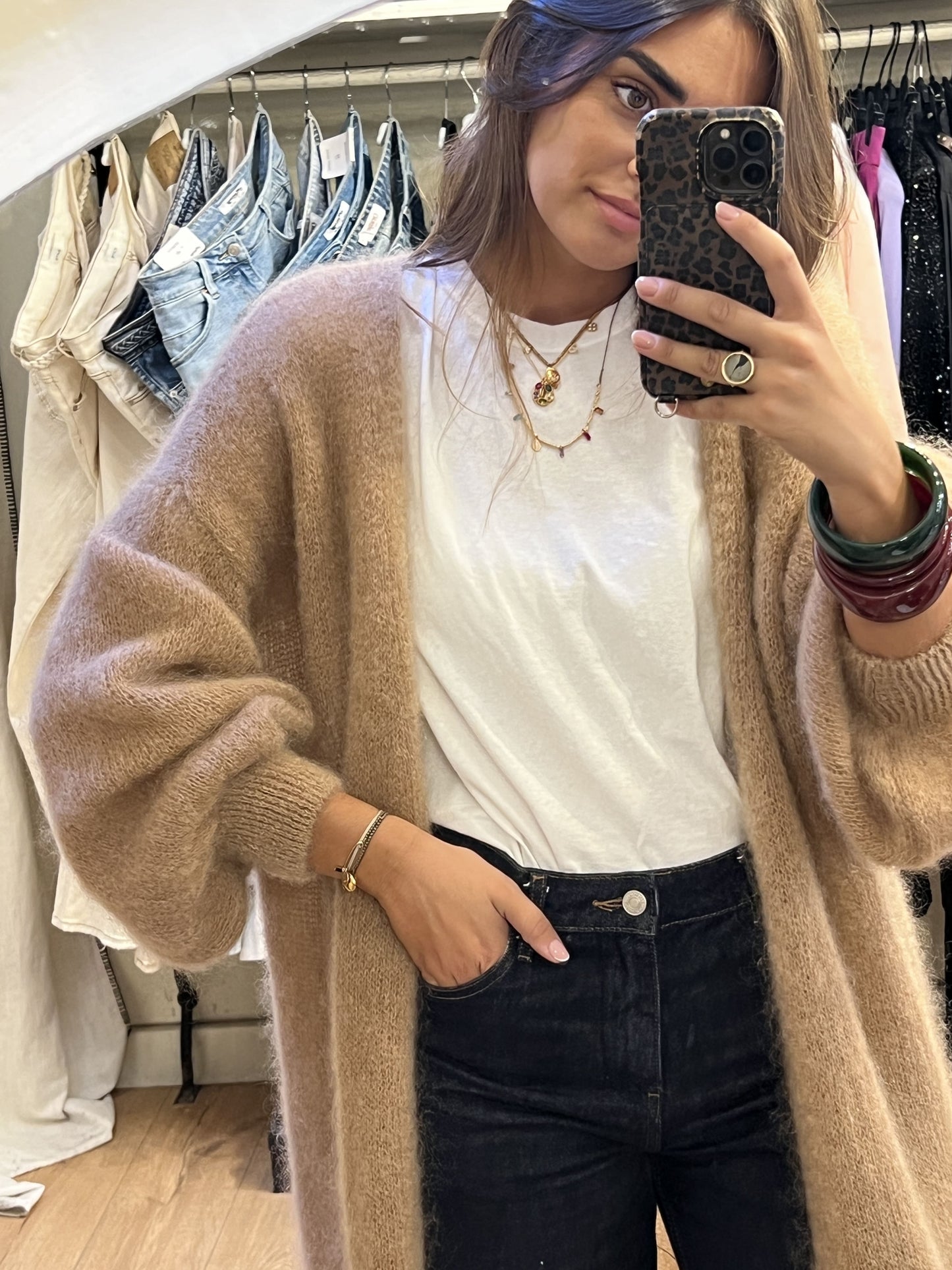 Gilet mohair "Clèo"