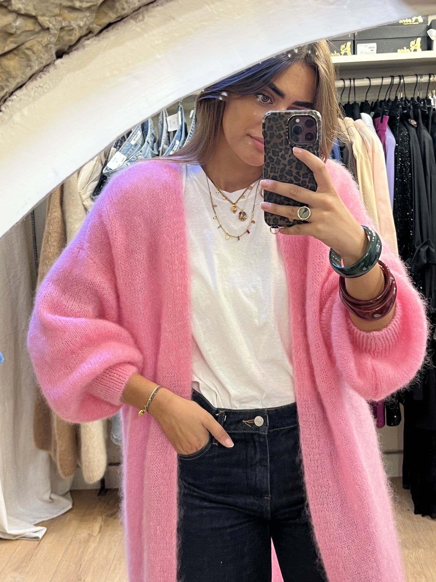 Gilet mohair "Clèo"