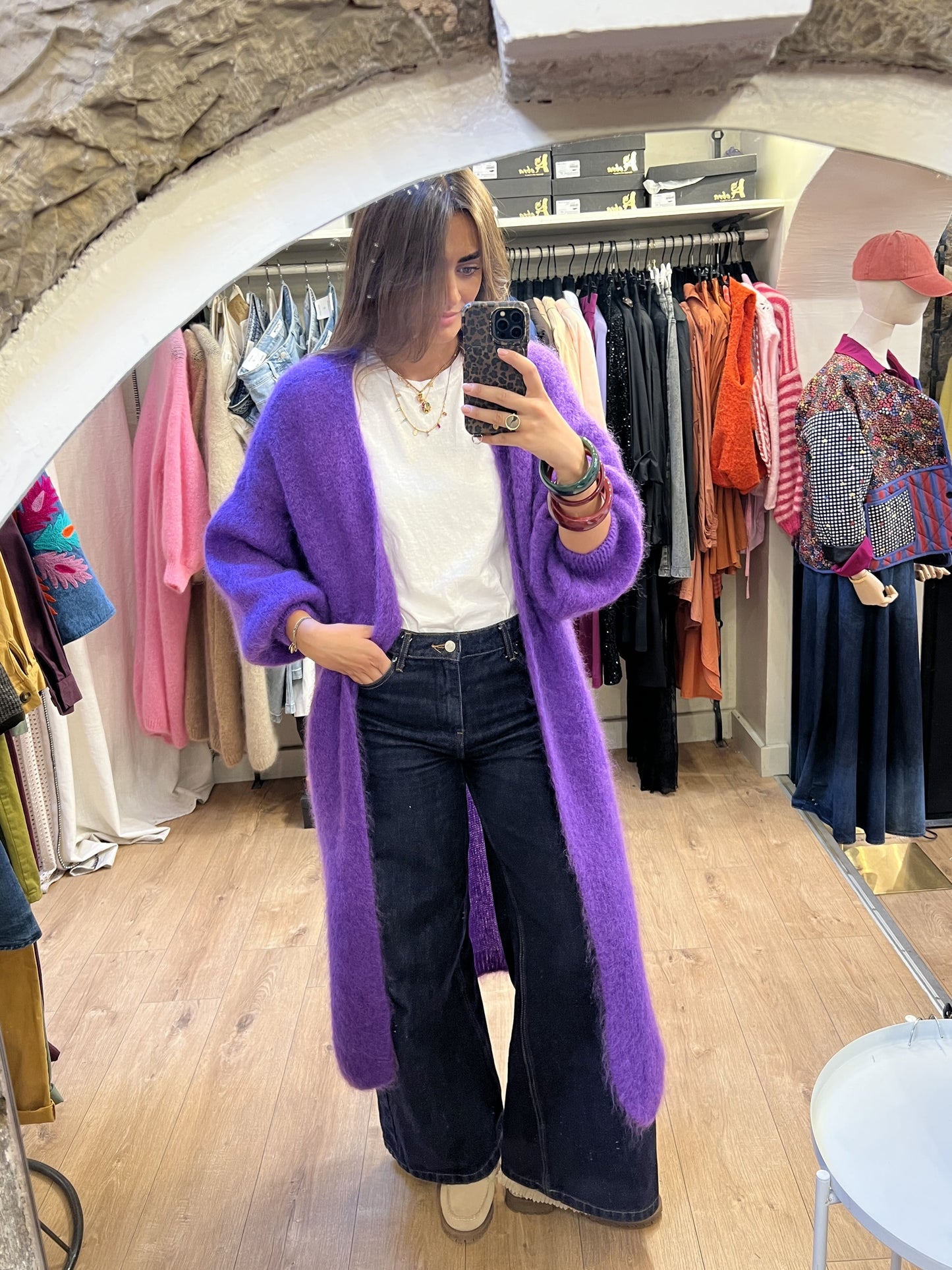 Gilet mohair "Clèo"