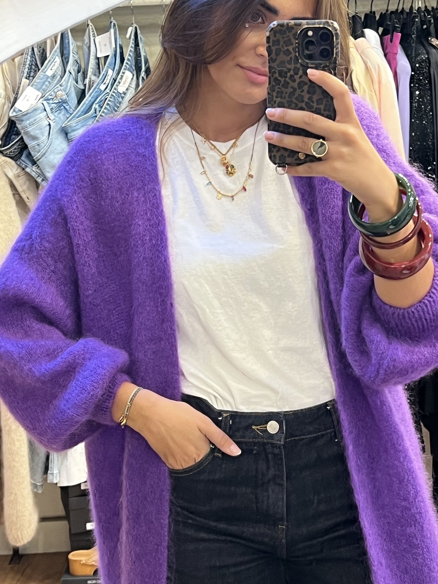 Gilet mohair "Clèo"