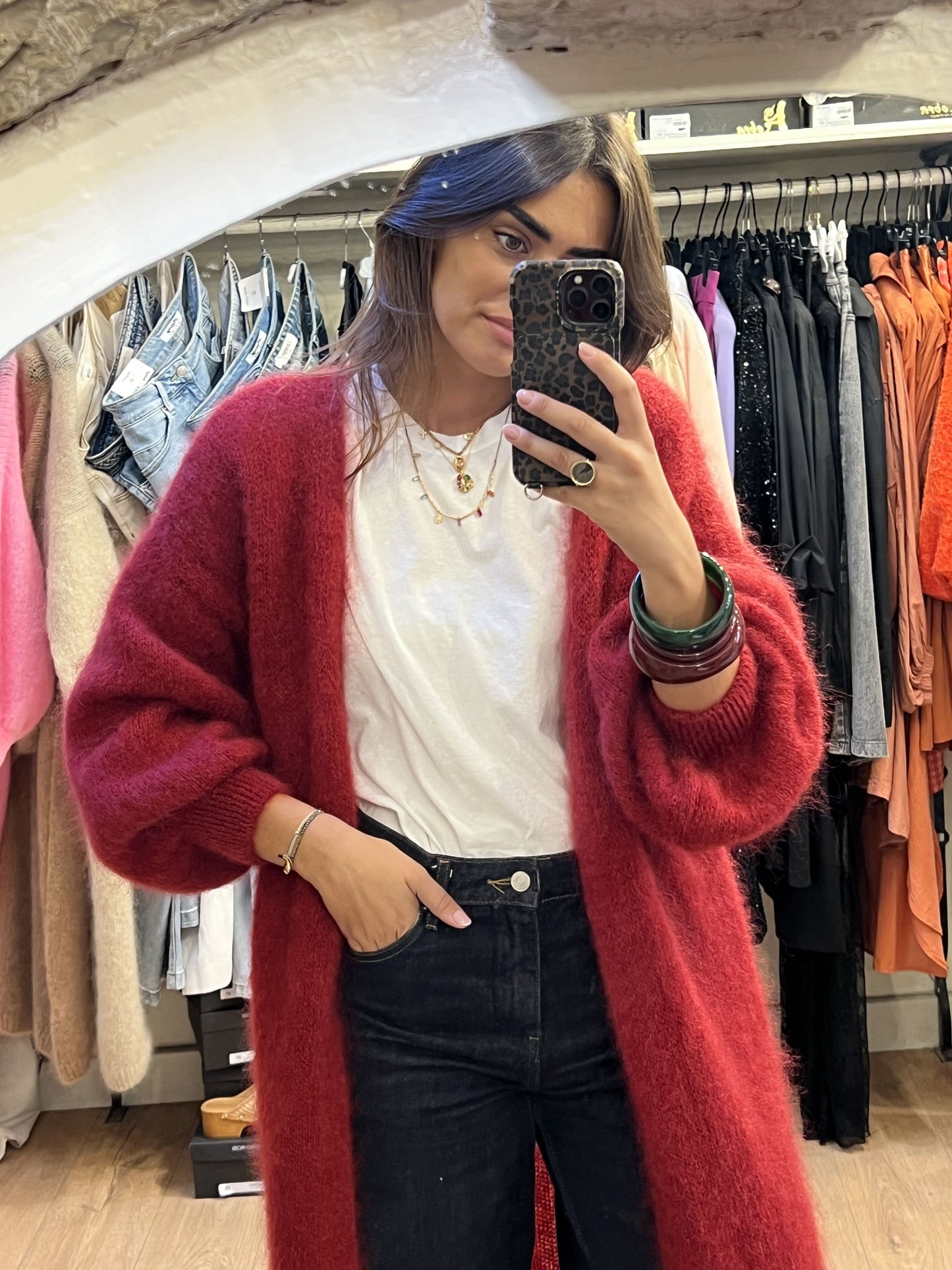 Gilet mohair "Clèo"