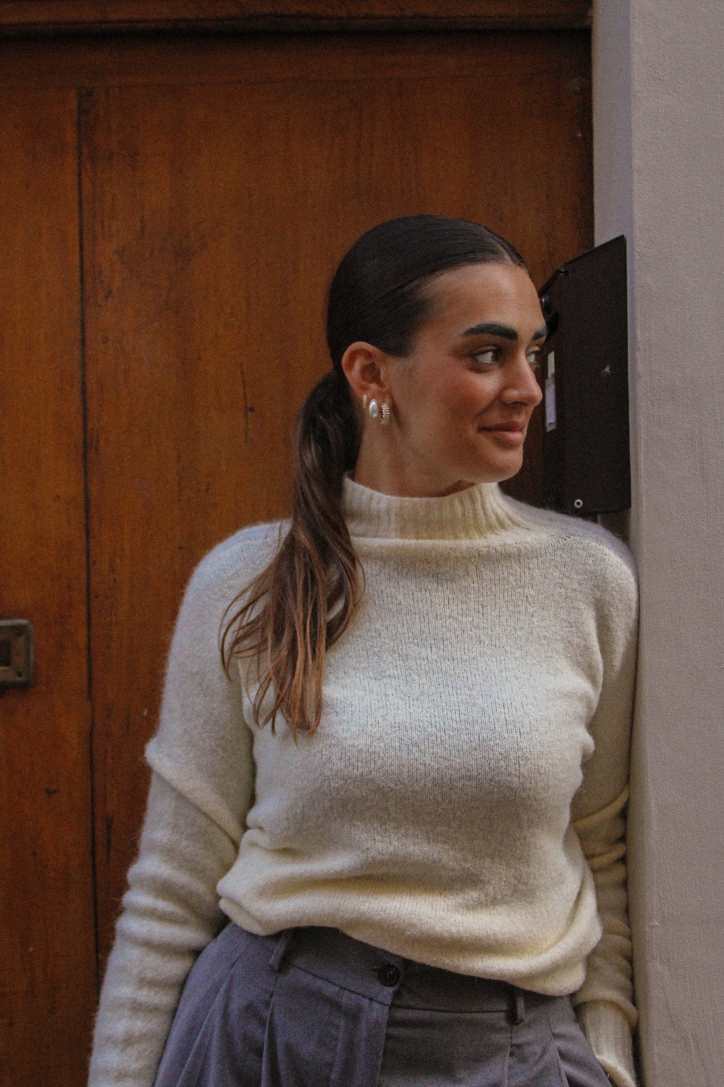 Pull Leslie col montant
