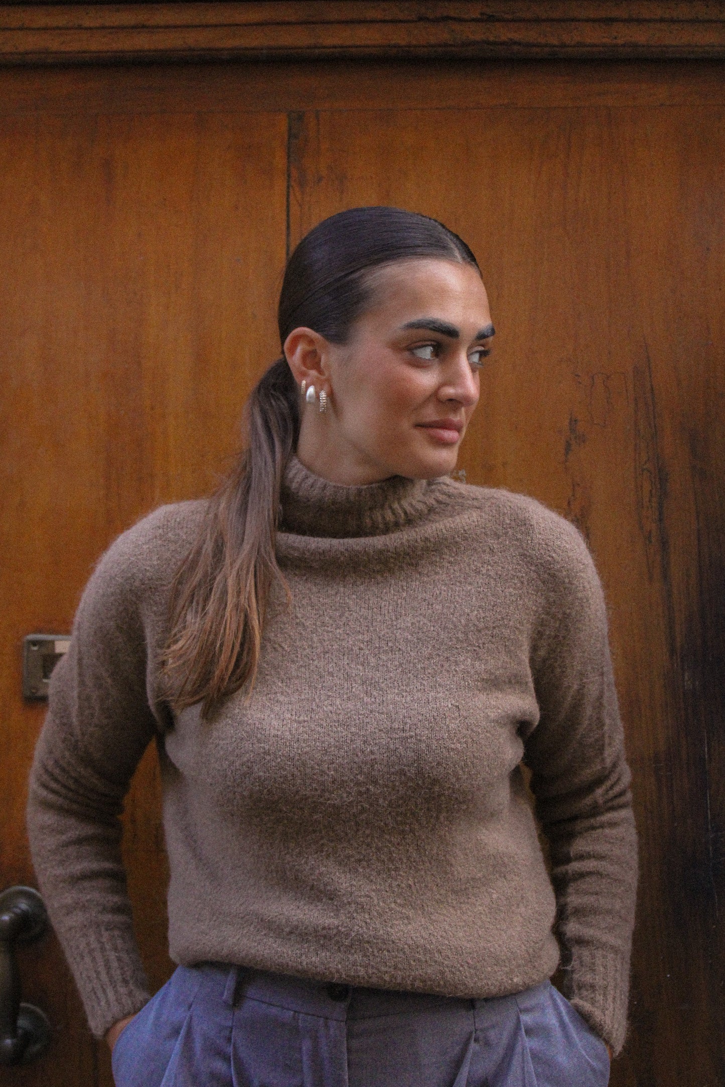 Pull Leslie col montant