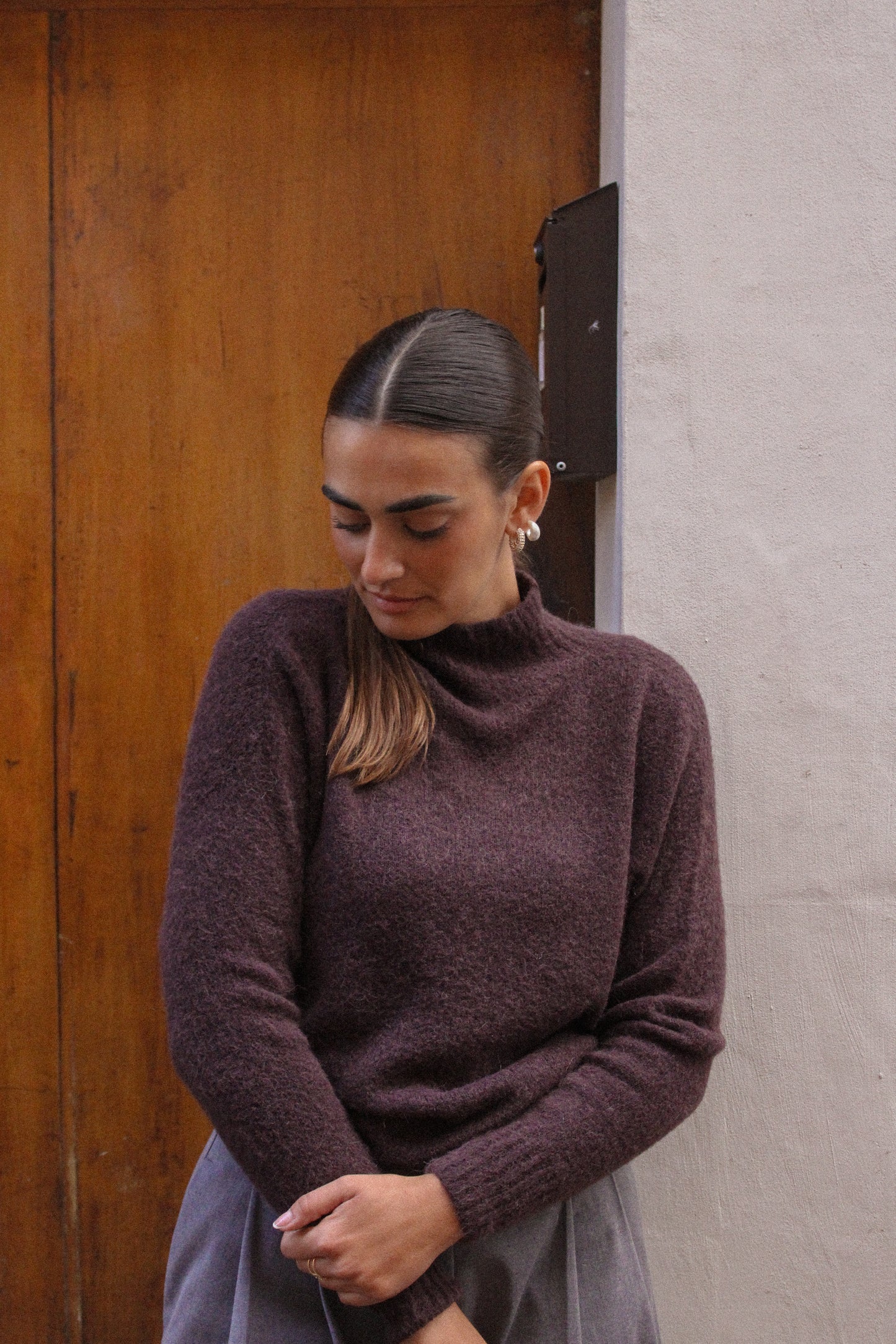 Pull Leslie col montant