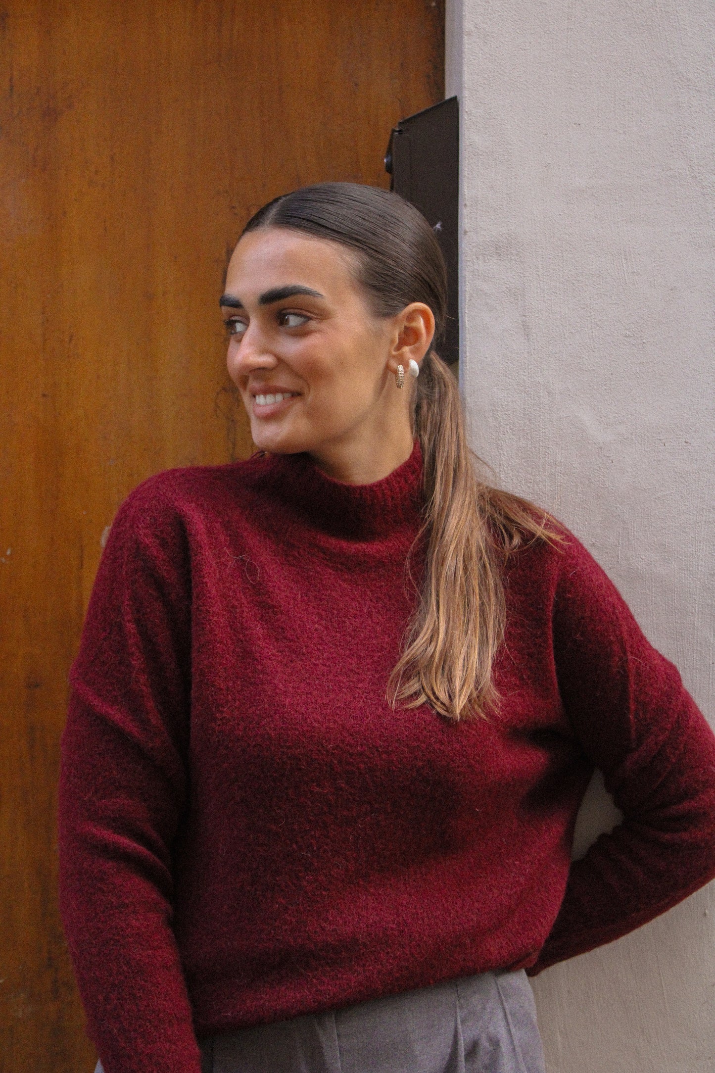 Pull Leslie col montant