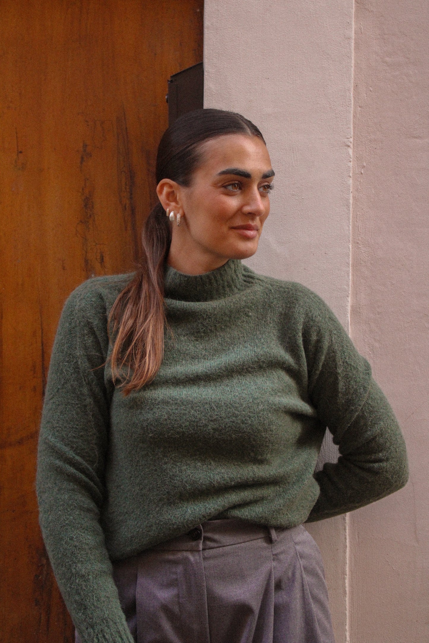 Pull Leslie col montant