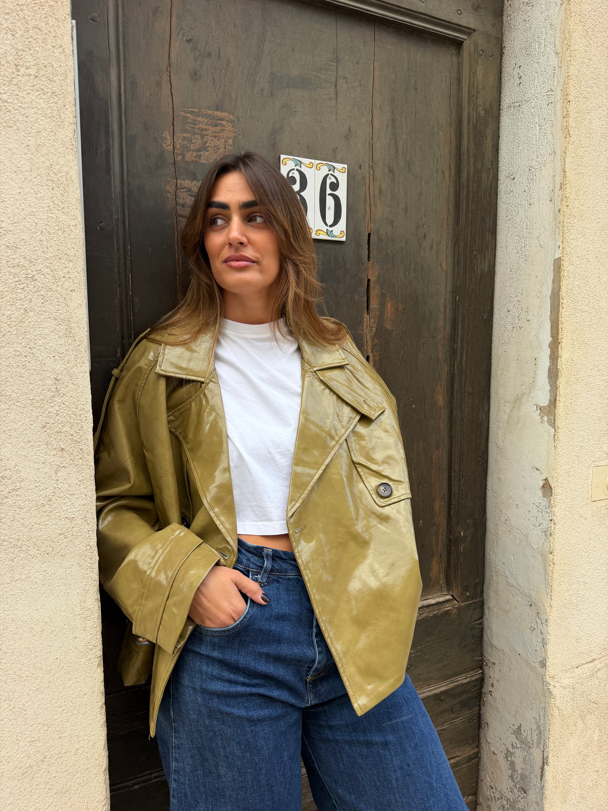 Veste vinyle « Lewis »
