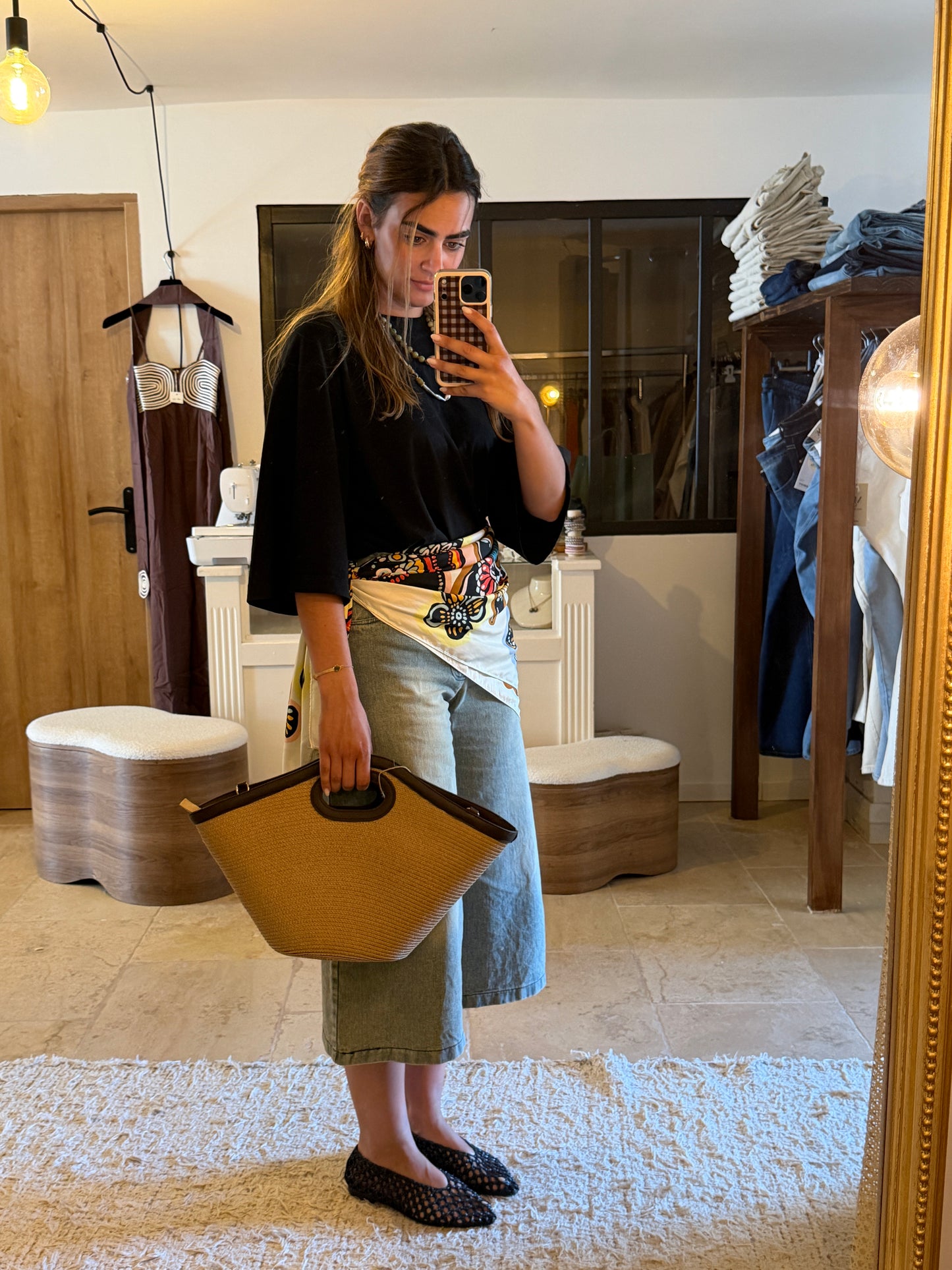 Panier bandoulière « Opale »