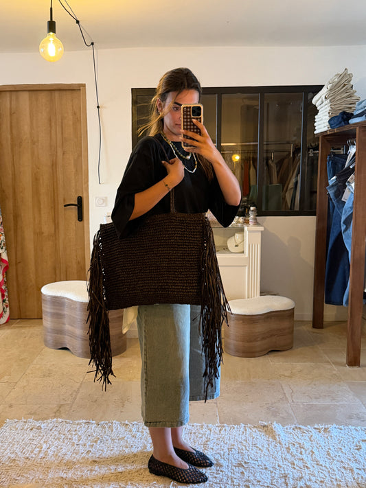 Sac raphia « Kaia »