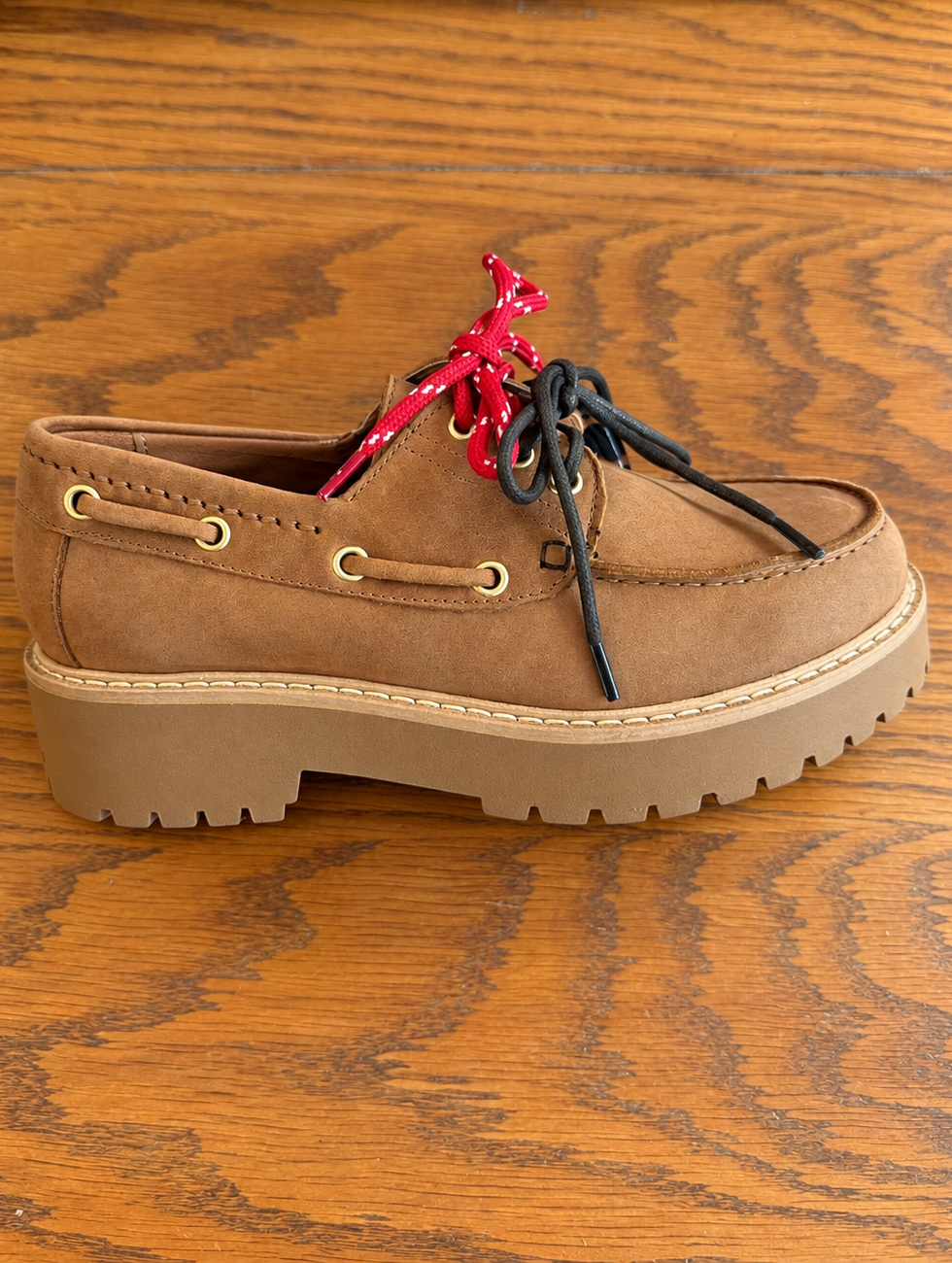 Chaussure bateau cuir
