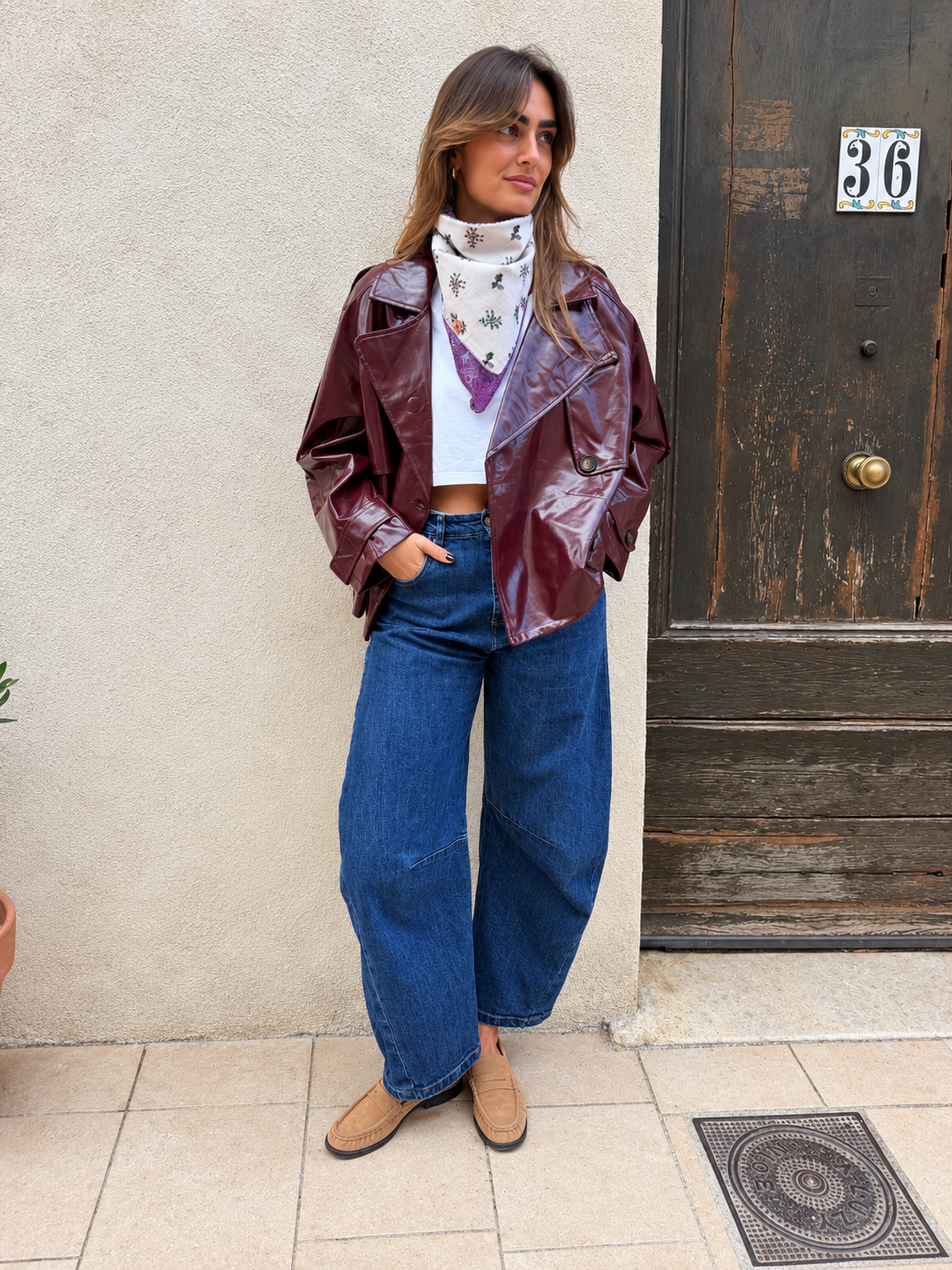 Veste vinyle « Lewis »