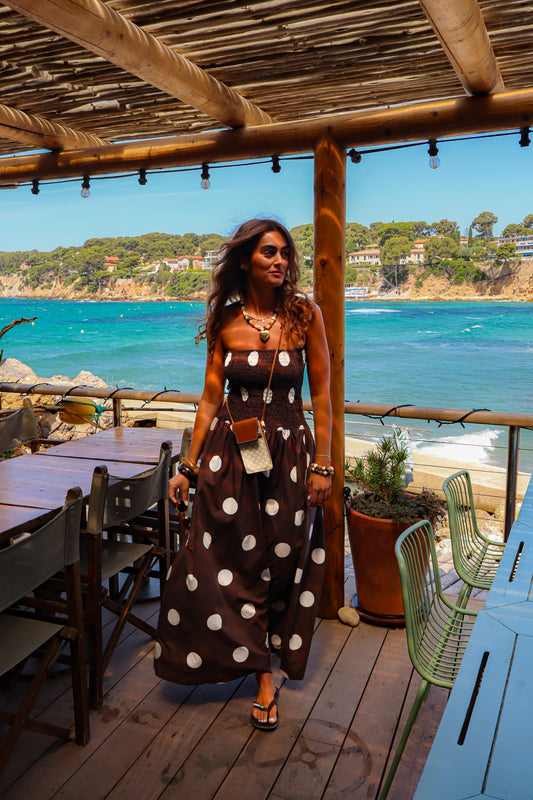 Robe "Ava" pois
