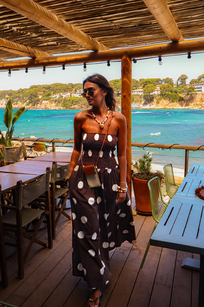 Robe "Ava" pois