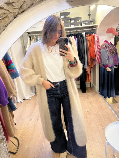 Gilet mohair "Clèo"